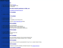 Tablet Screenshot of ksoap.objectweb.org