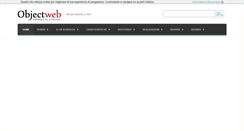 Desktop Screenshot of objectweb.it
