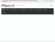 Tablet Screenshot of objectweb.it